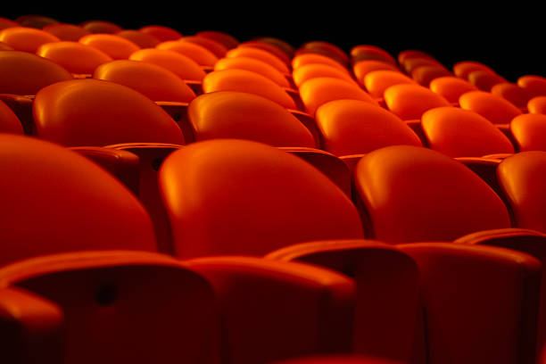Selects reserved seating in an empty movie theater