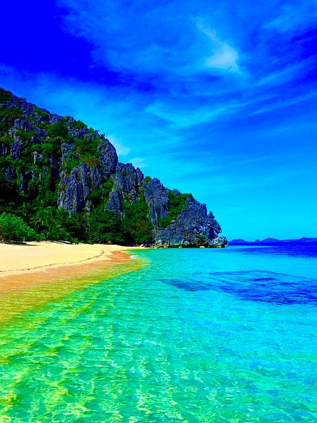 Scenery of the ice-making beach on Chichijima in the Ogasawara Islands