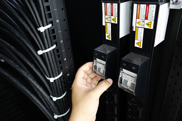 istock Hand Operating Circuit Breaker in Rack 2245255026