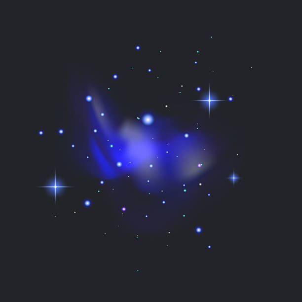 istock Space galaxy with stars, Cosmic Nebula in Space with Glowing Stars 2245259426