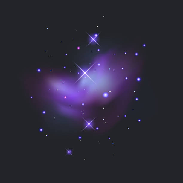 istock Space galaxy with stars, Cosmic Nebula in Space with Glowing Stars 2245259524