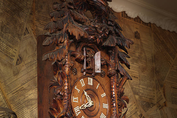 istock Antique Carved Wooden Cuckoo Clock 2245265960