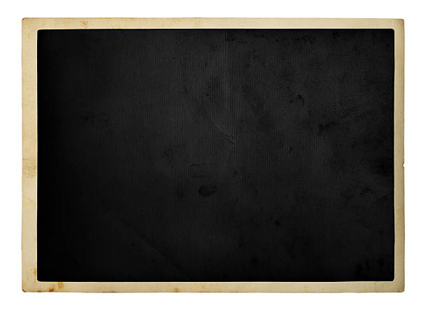 istock Blank old photo isolated on white 2245266365