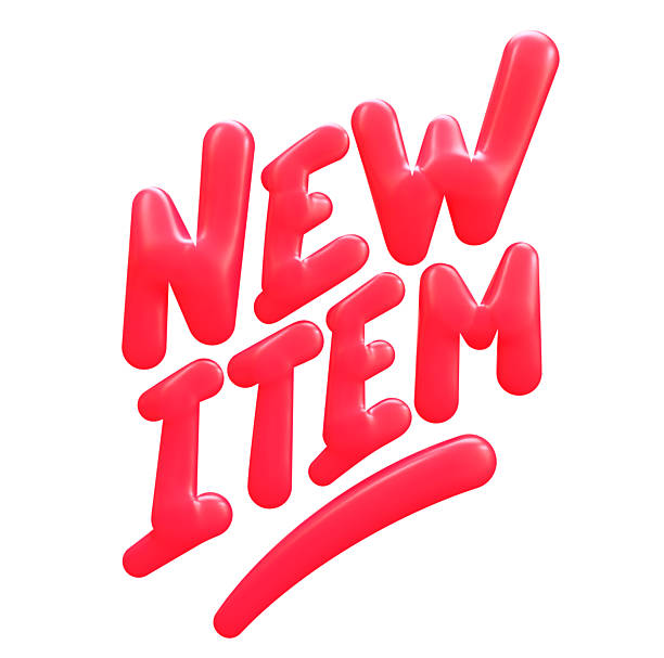 istock New Item red 3D promotional lettering 2245268178