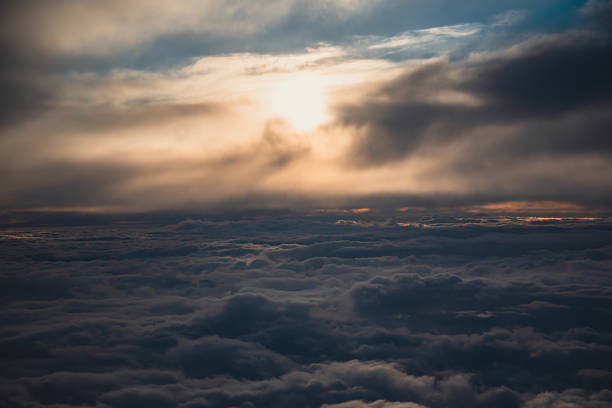 istock view from the airplane window to mountains clouds and blue sky 2245268881