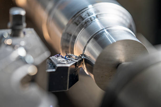 istock Intricate Metal Shaping Process on Precision Lathe in Industrial Workshop Environment 2245270738