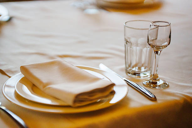 istock Elegant dining setup for a special occasion in a restaurant 2245272215