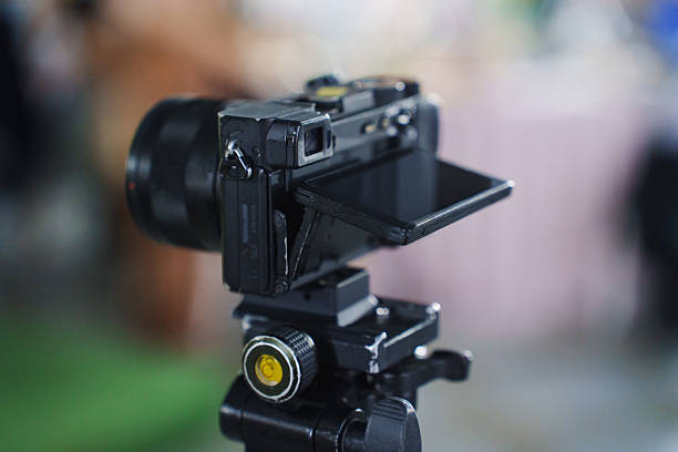 istock Camera set up for capturing moments in a lively setting 2245280213