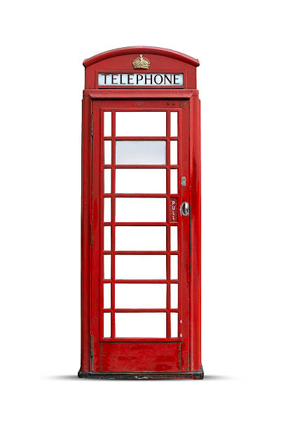 istock Iconic red London telephone booth 2245285765