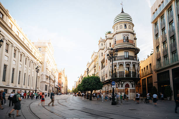 istock Avenida de la Constitucion in Seville 2245286367