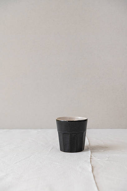 istock Handmade stoneware ceramic coffee and espresso cups 2245291597