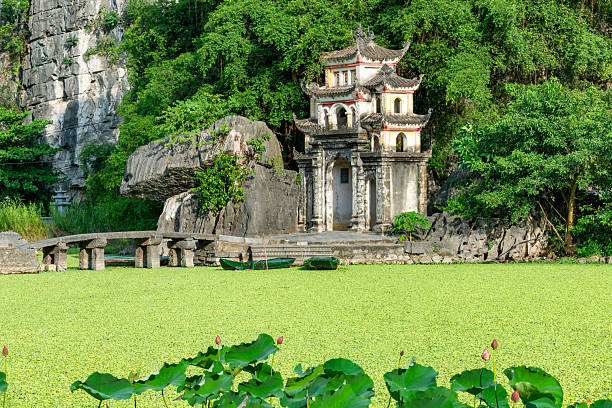 Bich Dong Pagoda Gate in Ninh Binh, Vietnam