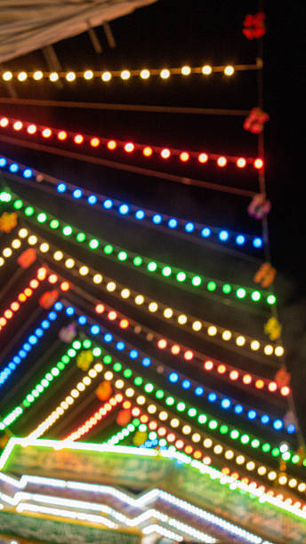 istock photo of hanged colored lights 2245300342