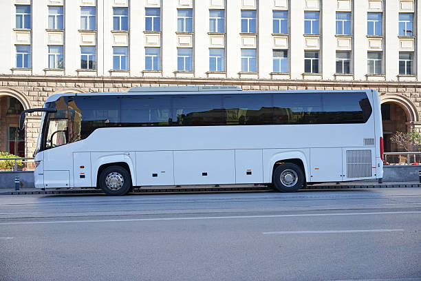 istock Tour Bus on the Street 2245313506