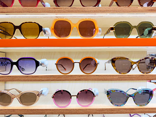 istock Selection of sunglasses on a rack 2245316967