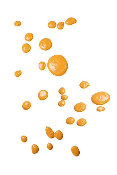istock Whipped delicious sauce splashes isolated on a white background. 2245317356