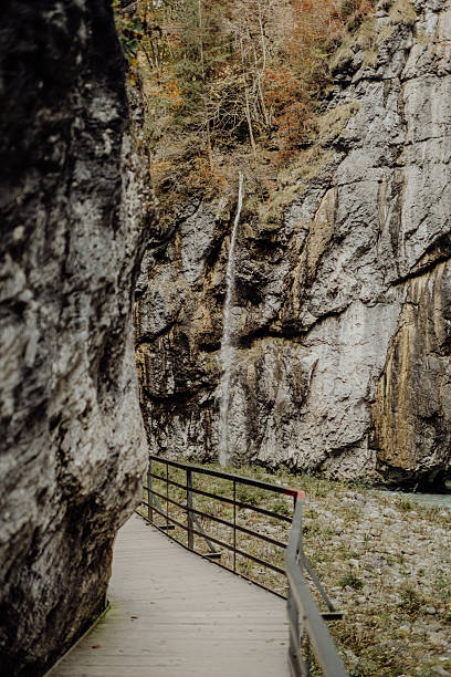 istock Aare Gorge in the Bernese Oberland with dramatic cliffs, narrow canyon and turquoise river, natural wonder in Switzerland 2245325043