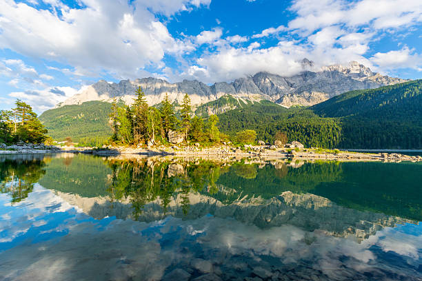 istock Eibsee Lake and Zugspitze Massif. Bavaria, Germany 2245328258