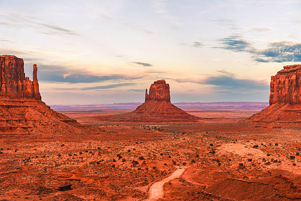 istock Iconic red rock formations of Monument Valley, Utah-Arizona border 2245331865