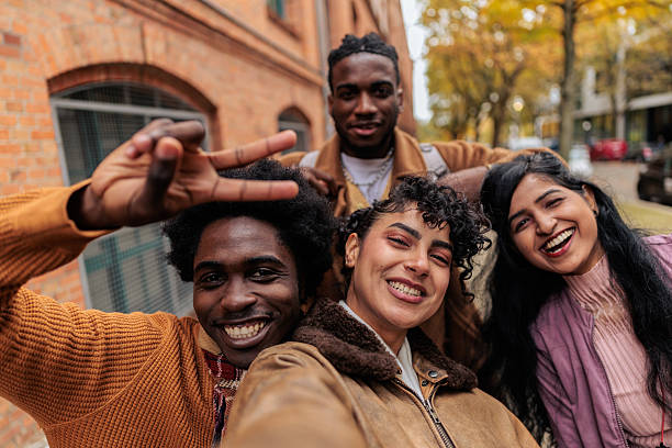 istock Friends Taking a Fun Selfie Together Outdoors 2245332194