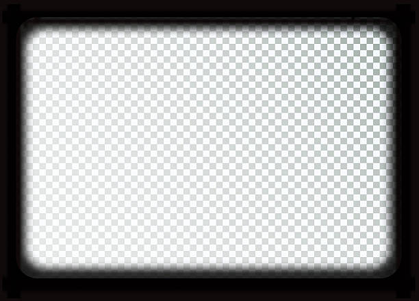 Classic faded film border with smooth dark corners. Ideal for old movie editing, retro video intros, or digital artwork with a cinematic tone.