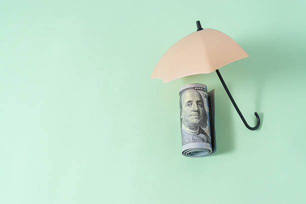 istock Business cover concept with a dollar banknote 2245336915