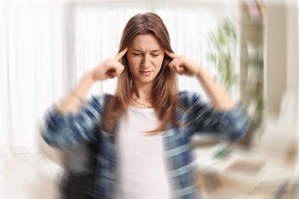 istock Stressed female student in a room 2245338127