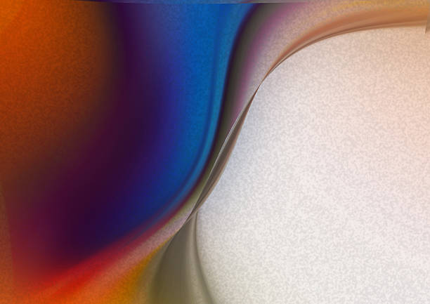 istock Vibrant Abstract Colorful Swirl With Soft Gradient And Curved Metallic Accents 2245369825