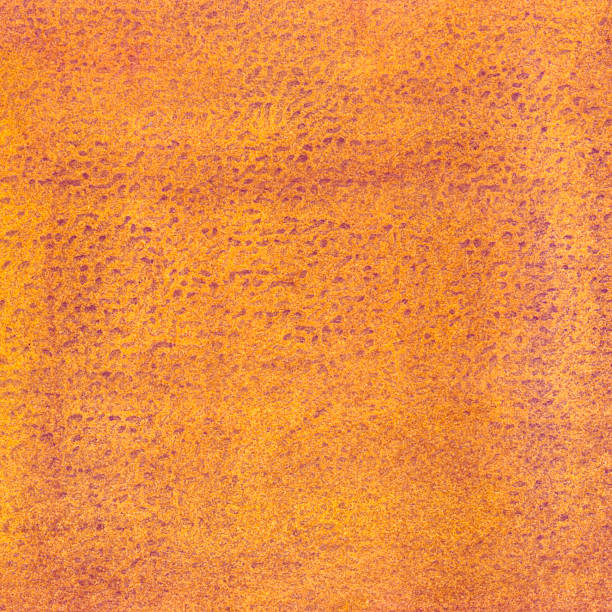 dark orange with small dots in the texture watercolor background square format