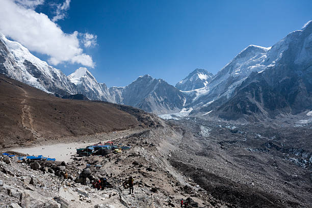 istock Gorak shep town view, EBC trekking, Nepal 2245373269