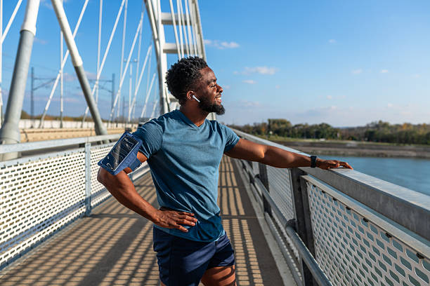 istock Happy athlete enjoying the view after workout 2245373908