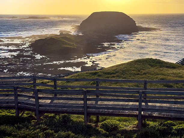 Scenery view of sunset at coastal edge during November 2025