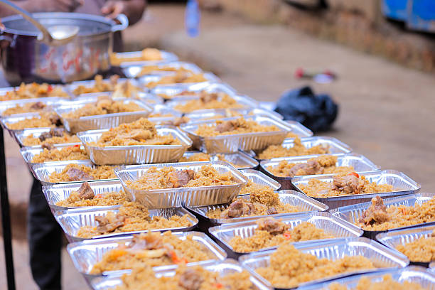 istock Prepared Food Trays for Community Meal Distribution 2245393201