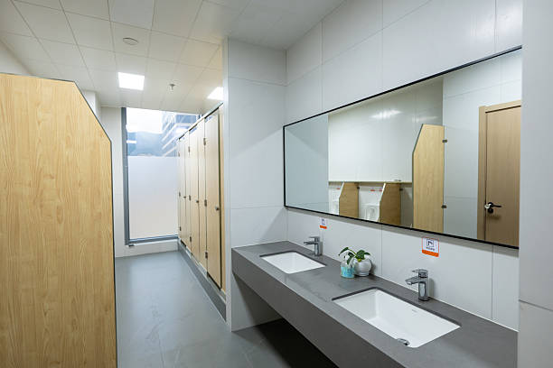istock Public restroom of the office building 2245401682