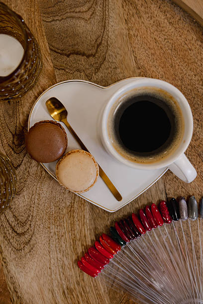 istock Cup of Coffee in Nail Salon 2245404663