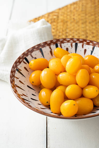 Yellow cherry tomatoes