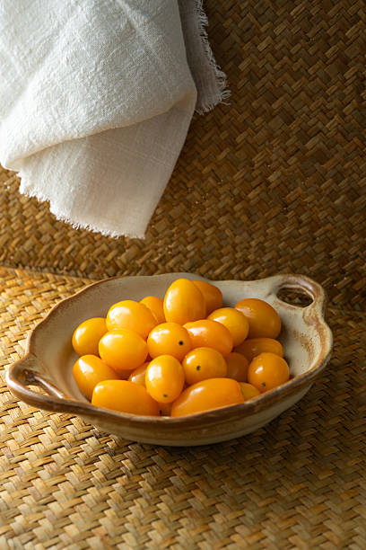 Yellow cherry tomatoes