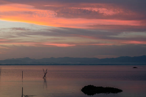 istock Scenic Lake at Sunset with Colorful Sky 2245415847