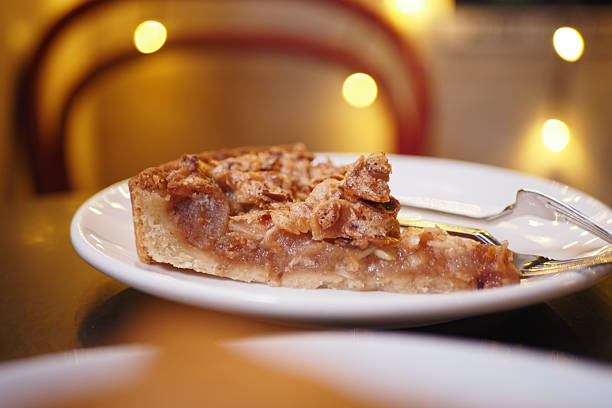 istock Delicious slice of pie served on a white plate 2245416639
