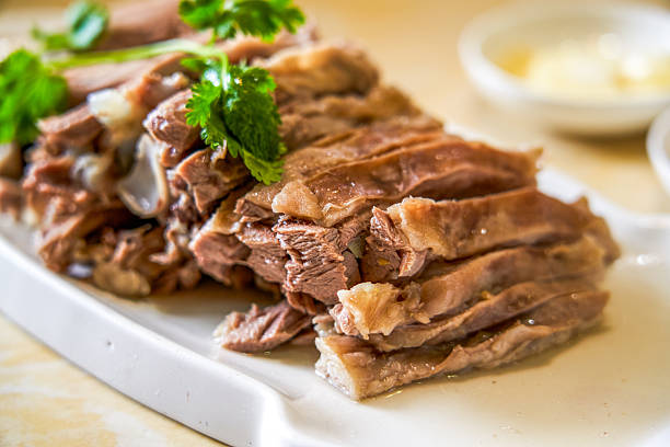 istock Delicious and flavorful hand-pulled mutton from Northwest China 2245419723
