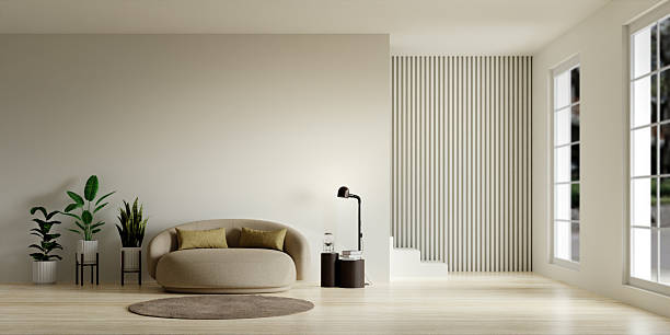 istock Contemporary living space with elegant design and inviting atmosphere. 3D render illustration 2245420459