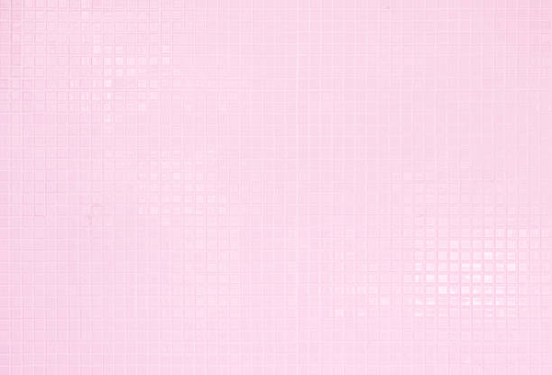 Colorful pink ceramic wall and floor grid tiles abstract background. Simple seamless pattern for backdrop advertising.