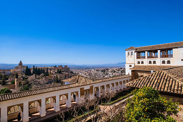 Alhambra, Summer Palace Generalife (Palacio de Generalife), Granada, Andalusia, Spain  - UNESCO World Heritage Site