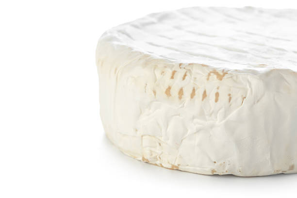 istock Delicious creamy cheese on a white background ready for serving or sharing 2245454033