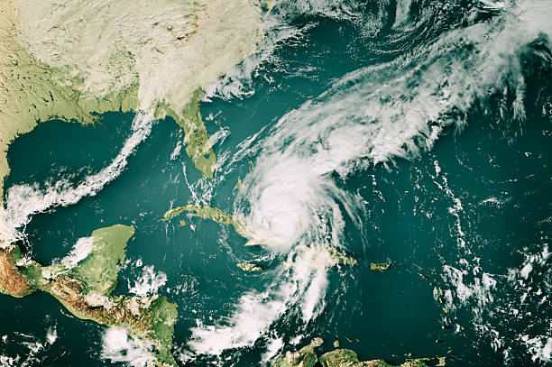 istock Hurricane Melissa 20251029 Cloud Map Bahamas 3D Render Color 2245457678