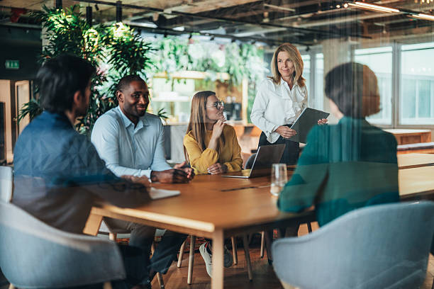 istock Business meeting in modern corporate office 2245460646