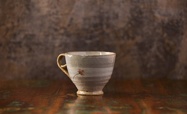 istock Traditional, handcrafted ceramic on wooden background. Soft focus. Close up. 2245460746