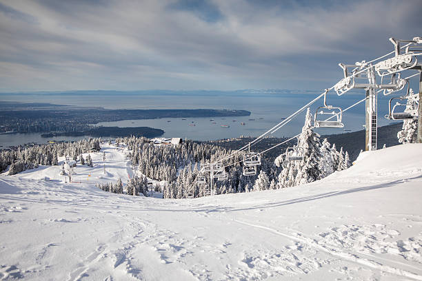 Frozen Ski Mountain