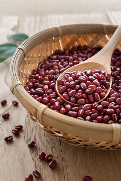 Japanese adzuki beans. Red beans.