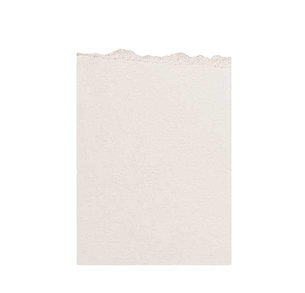 istock Torn white paper fragment with texture, perfect for creating personalized on messages isolated white background 2245478014